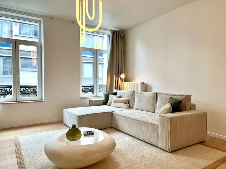Duplex Chic Et Spacieux - Hypercentre Liege Bagian luar foto