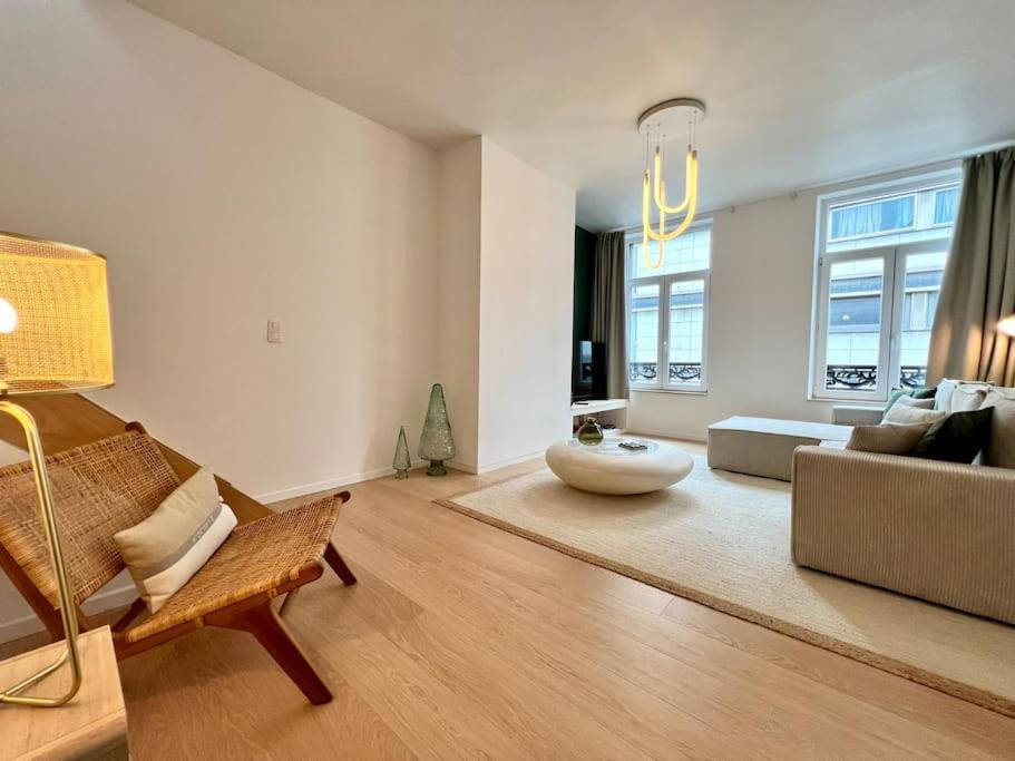 Duplex Chic Et Spacieux - Hypercentre Liege Bagian luar foto