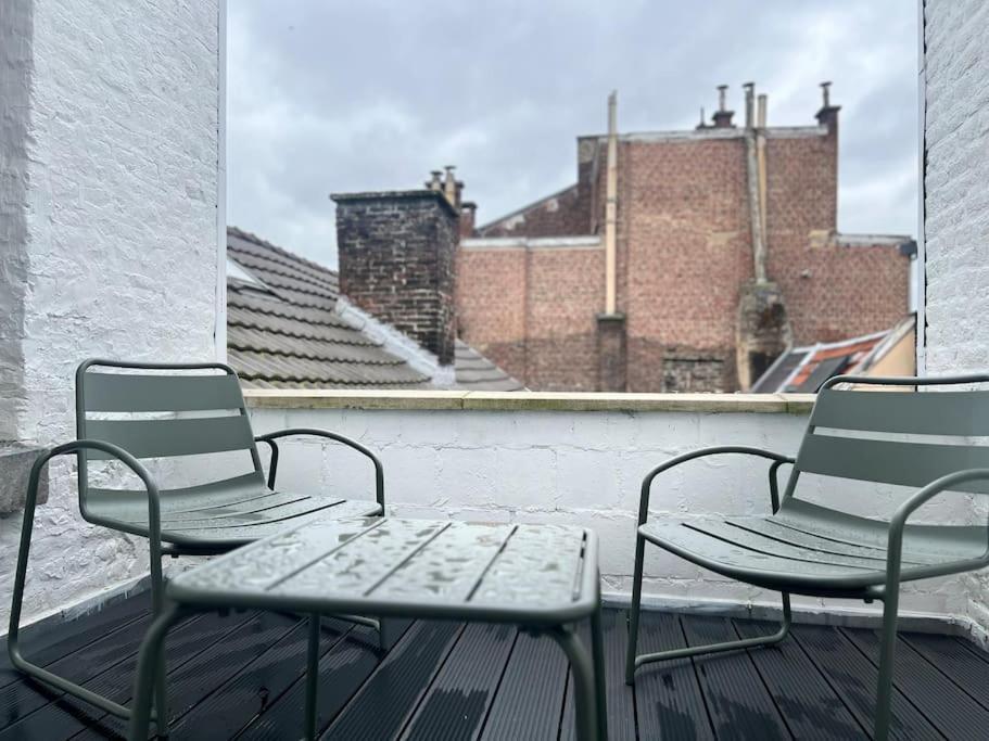 Duplex Chic Et Spacieux - Hypercentre Liege Bagian luar foto